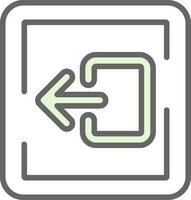 Logout Vector Icon Design