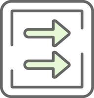 Fast Forward Vector Icon Design