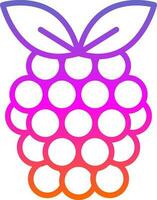 Raspberry Vector Icon Design