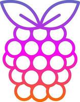 Raspberry Vector Icon Design