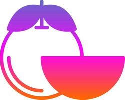 Tangerine Vector Icon Design