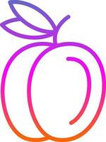 Peach Vector Icon Design