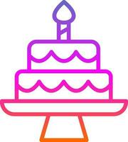 Cake Vector Icon Design