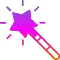 Magic Wand  Vector Icon Design