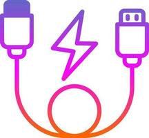 USB Cable  Vector Icon Design