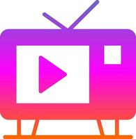 Television  Vector Icon Design