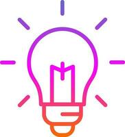 Led Bulb  Vector Icon Design