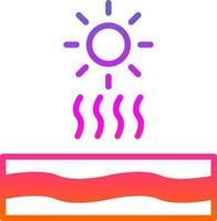 diseño de icono de vector de sol