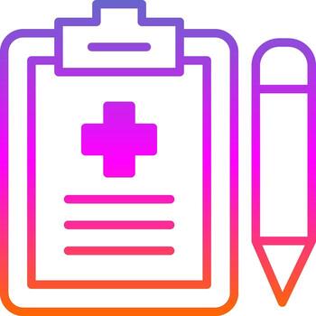 Medical Record  Vector Icon Design