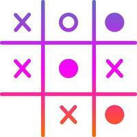 Tic Tac Toe  Vector Icon Design