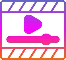 Video Player  Vector Icon Design
