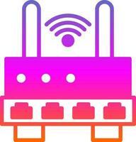 Wifi Router  Vector Icon Design