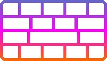 Brickwall  Vector Icon Design