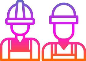 Workers  Vector Icon Design