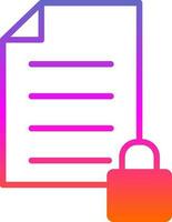 Locked Vector Icon Design