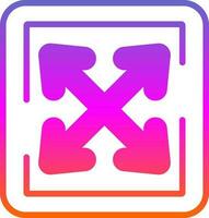 Fullscreen Vector Icon Design