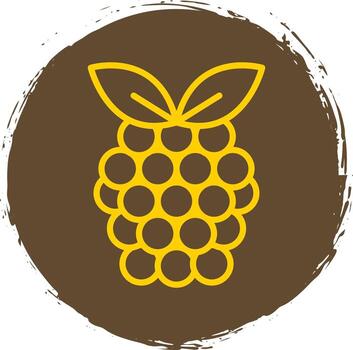 Raspberry Vector Icon Design