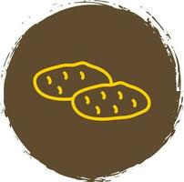 Potatoes Vector Icon Design