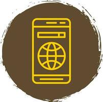 Mobile Web  Vector Icon Design