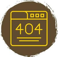 404 error vector icono diseño