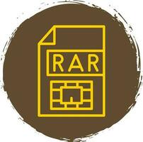 Rar  Vector Icon Design