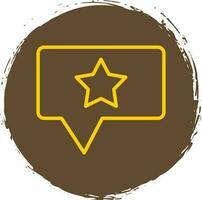 Starred  Vector Icon Design