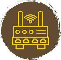 Wifi Router  Vector Icon Design