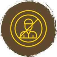 No Child Labor  Vector Icon Design