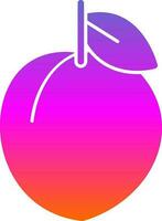 Peach Vector Icon Design