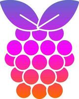 Raspberry Vector Icon Design