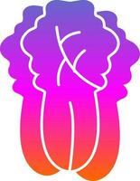 Napa Cabbage Vector Icon Design