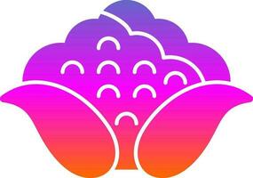 Cauliflower Vector Icon Design