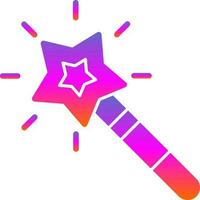 Magic Wand  Vector Icon Design