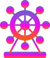 Ferris Wheel  Vector Icon Design