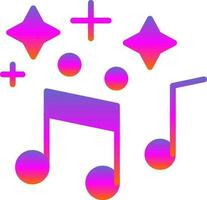 Musical Notes  Vector Icon Design