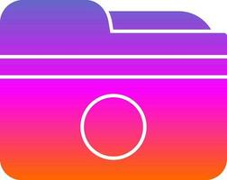 Video Folder  Vector Icon Design