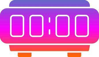 Digital Alarm Clock  Vector Icon Design