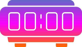 digital alarma reloj vector icono diseño