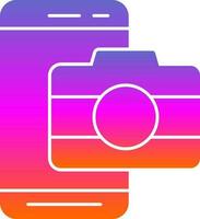 Mobile Camera  Vector Icon Design