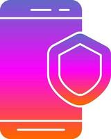 Mobile Security  Vector Icon Design