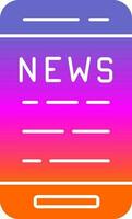 News  Vector Icon Design