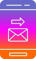 Send Mail  Vector Icon Design