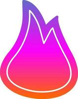 Flame  Vector Icon Design