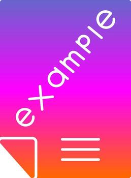 Example  Vector Icon Design