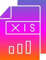 xls vector icono diseño