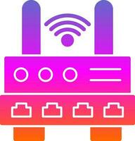 Wifi Router  Vector Icon Design