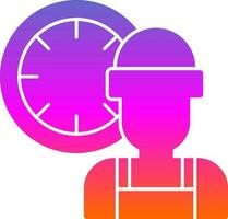 Working Hours  Vector Icon Design