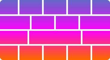 Brickwall  Vector Icon Design