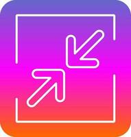 Minimize Sign Vector Icon Design