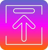 Up Arrow Upload Vector Icon Design